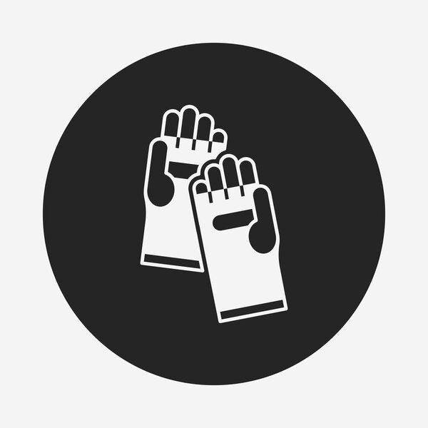 Working gloves icon