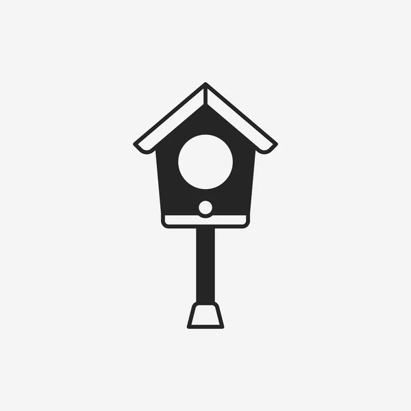 Bird house icon — Stock Vector