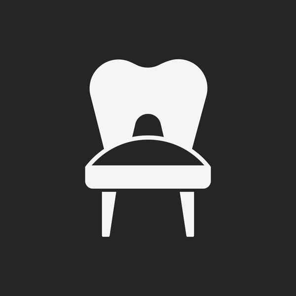 Icône chaise — Image vectorielle