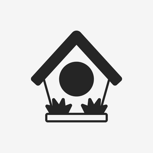 Bird house icon — Stock Vector