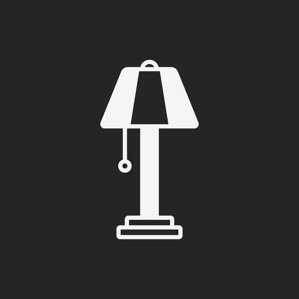 Lamp pictogram — Stockvector