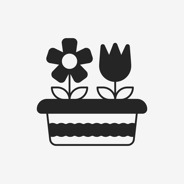 Plant pictogram — Stockvector