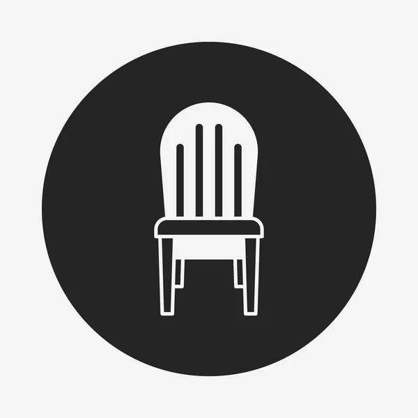 Icono de silla — Vector de stock