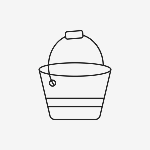 Ref-line water bucket — стоковый вектор