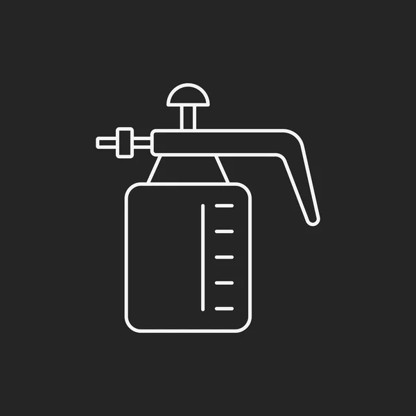 Plant waterer lijn pictogram — Stockvector