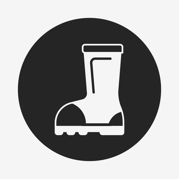 Icono botas de lluvia — Vector de stock