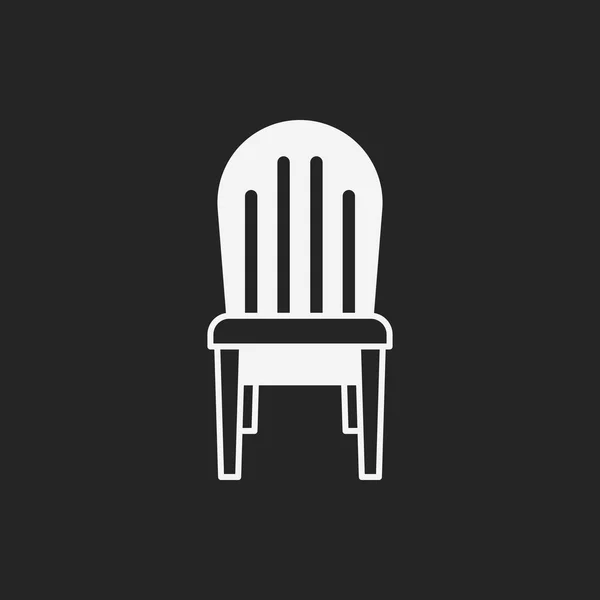 Icona della sedia — Vettoriale Stock