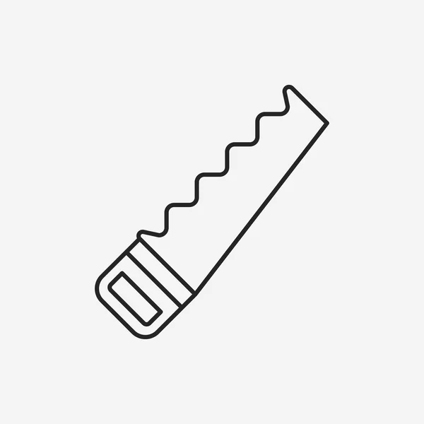 Saws line icon — Stock Vector