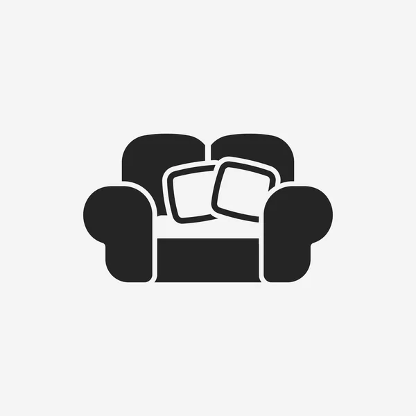 Icono de silla — Vector de stock