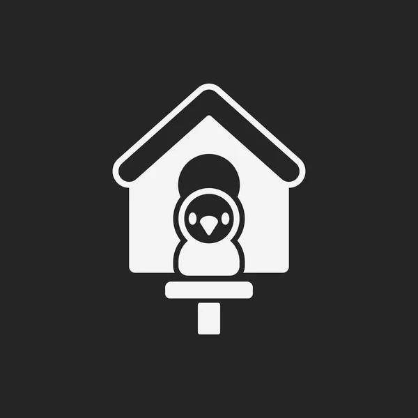 Bird house icon — Stock Vector