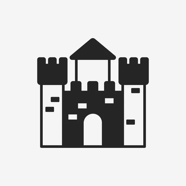 Icono del castillo — Vector de stock