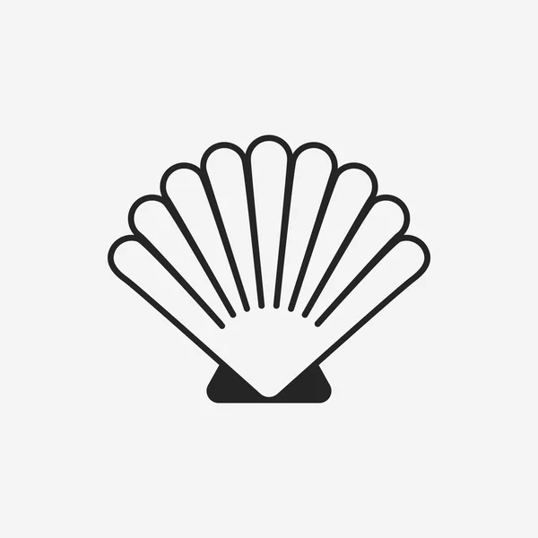 Shell-ikonen — Stock vektor