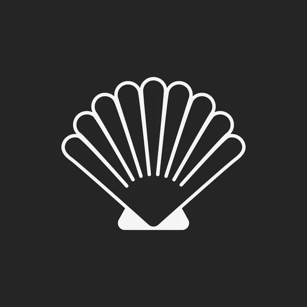 Shell-ikonen — Stock vektor