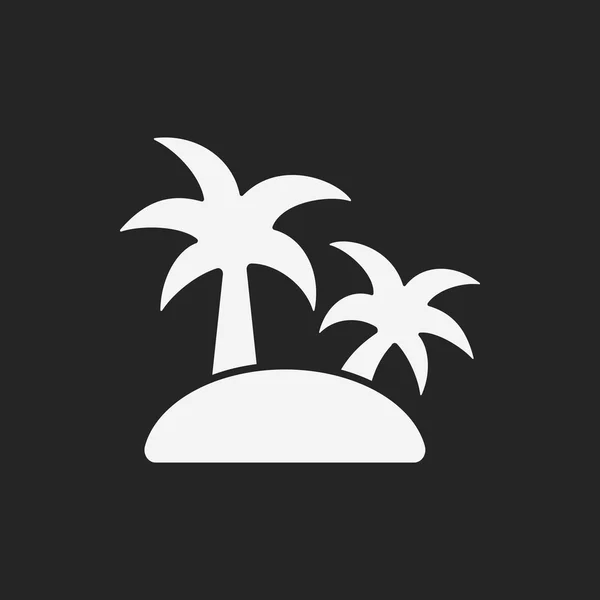 Insel-Symbol — Stockvektor