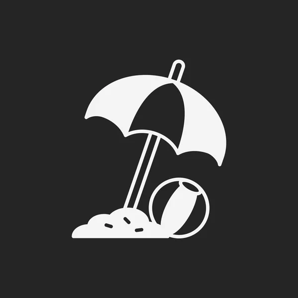傘のアイコン — ストックベクタ
