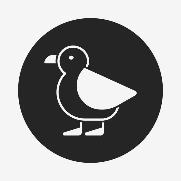 Icono de gaviota — Vector de stock