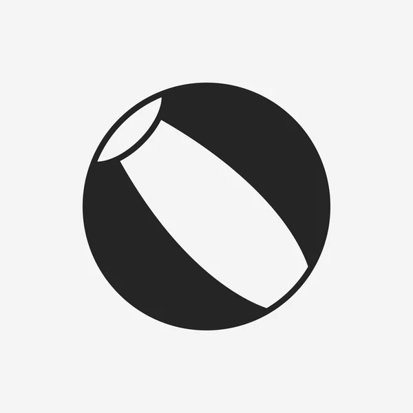 Beach ball icon — Stock Vector