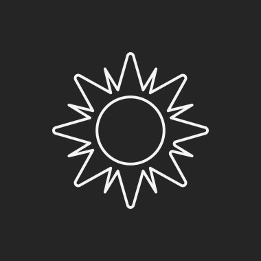 Güneş çizgisi simgesi