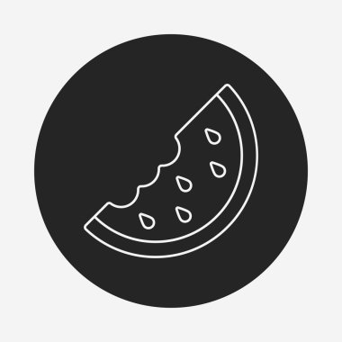 Karpuz çizgi simgesi