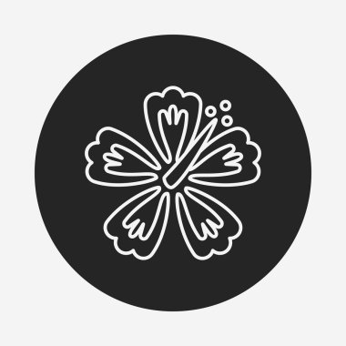 çiçek satırı simgesi