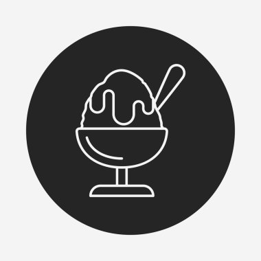 Dondurma çizgisi simgesi