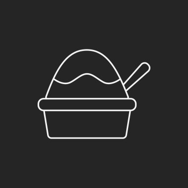 Dondurma çizgisi simgesi