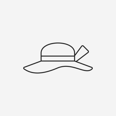 Güneş şapkası satırı simgesi