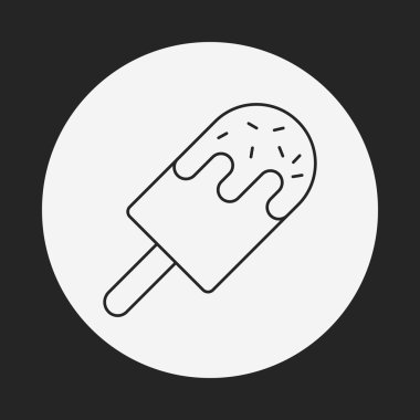 Dondurma çizgisi simgesi