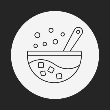 buz-içki satırı simgesi