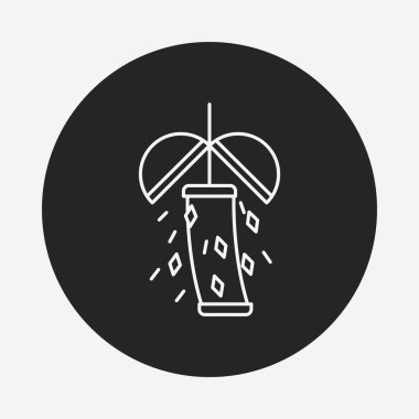 parti süslemeleri şerit satırı simgesi