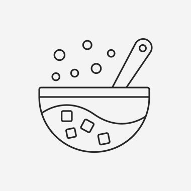 buz-içki satırı simgesi