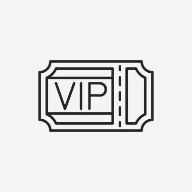 VIP bilet satırı simgesi