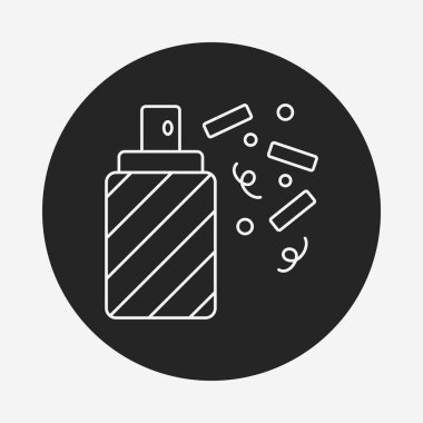 parti süslemeleri şerit satırı simgesi