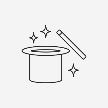 sihirli şapka satırı simgesi