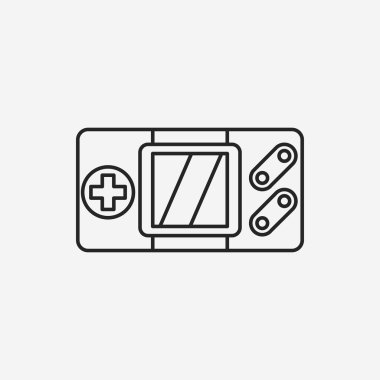 Taşınabilir oyun konsolları satırı simgesi