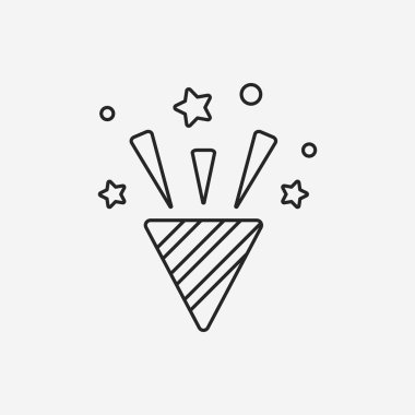 parti süslemeleri şerit satırı simgesi