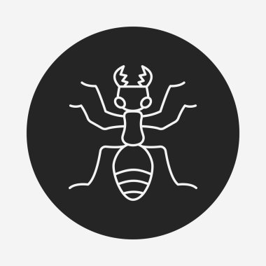 böcek satırı simgesi