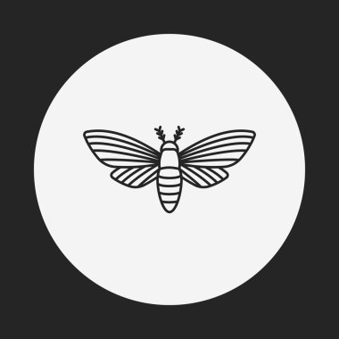 böcek satırı simgesi