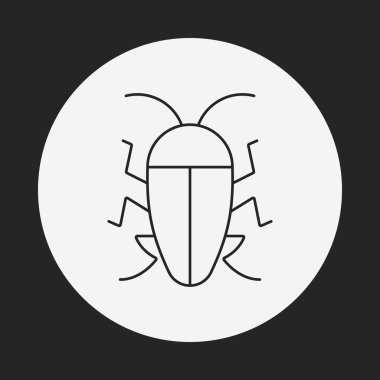 böcek satırı simgesi