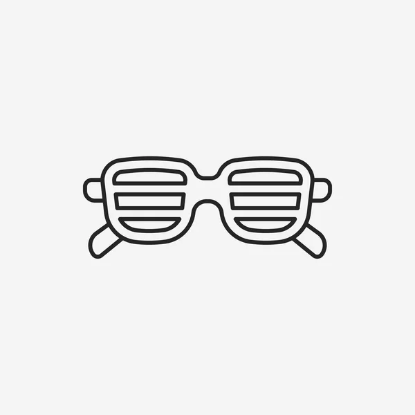 Icona linea occhiali da sole — Vettoriale Stock