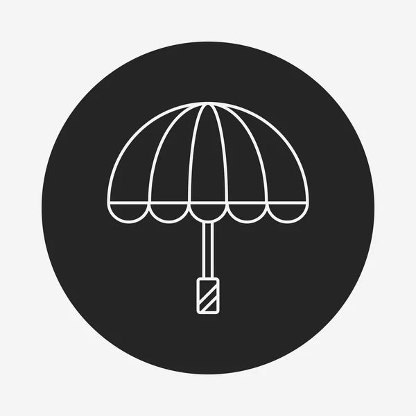 Icona linea ombrello — Vettoriale Stock
