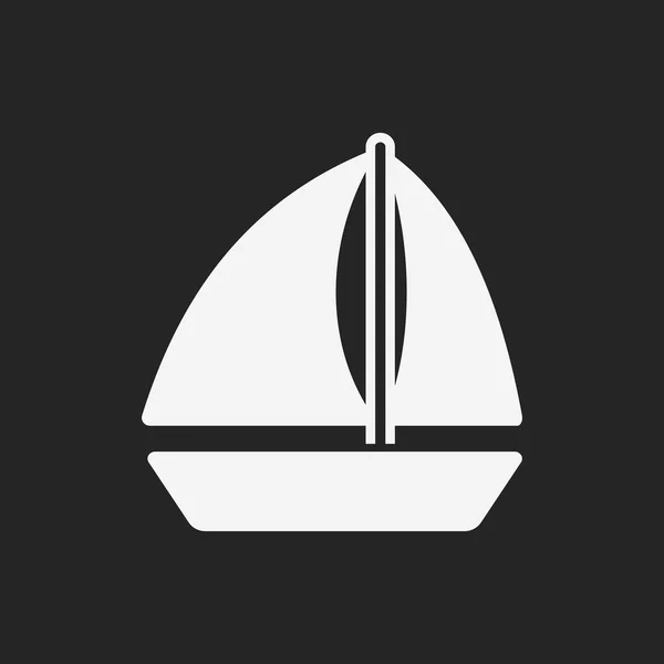 Båt-ikonen — Stock vektor