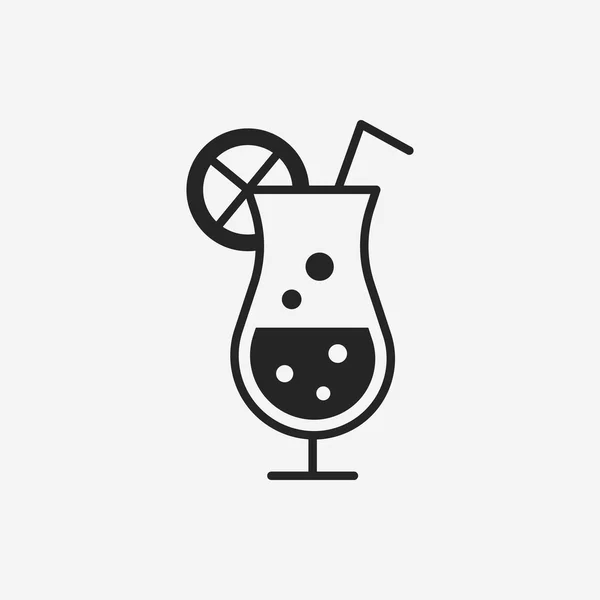 Icône de boisson glacée — Image vectorielle