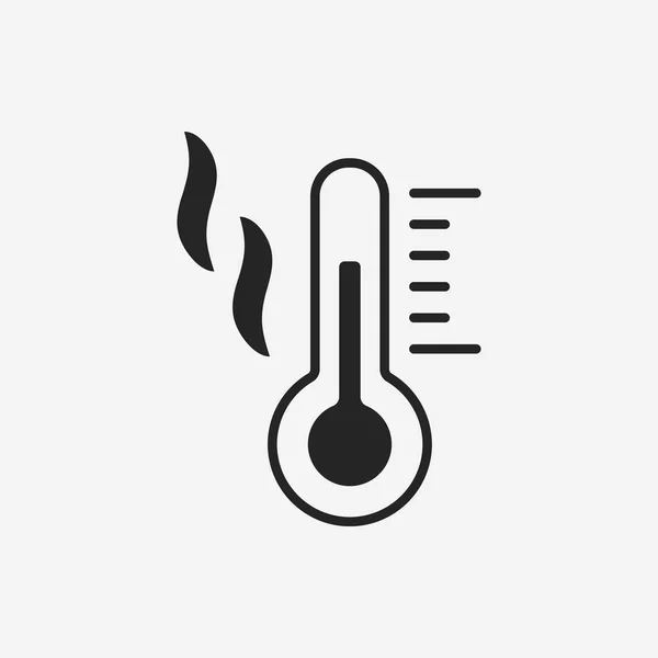 Термометр значок — стоковий вектор
