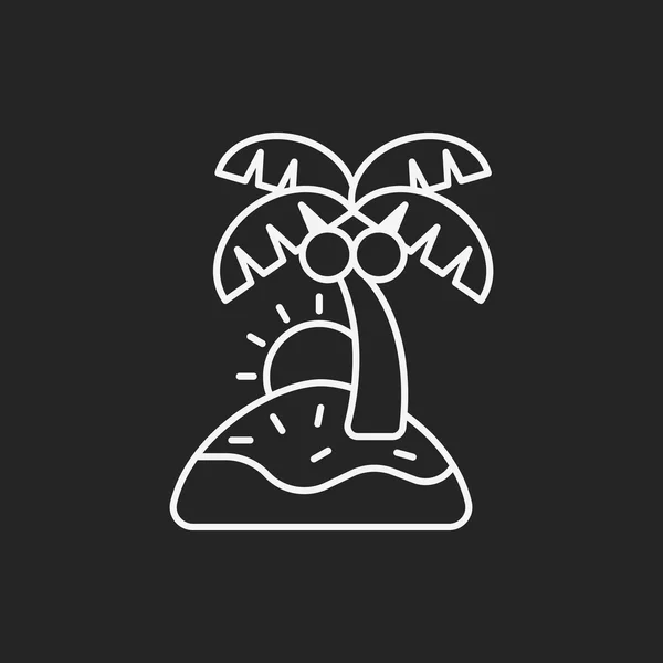 Ada satırı simgesi — Stok Vektör