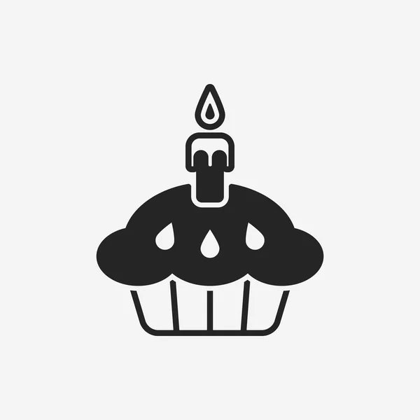 Cake-icoon — Stockvector