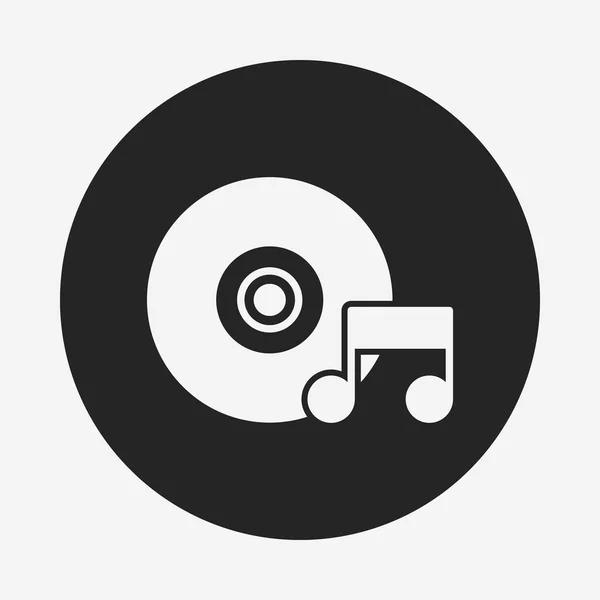 Icono del reproductor de música — Vector de stock