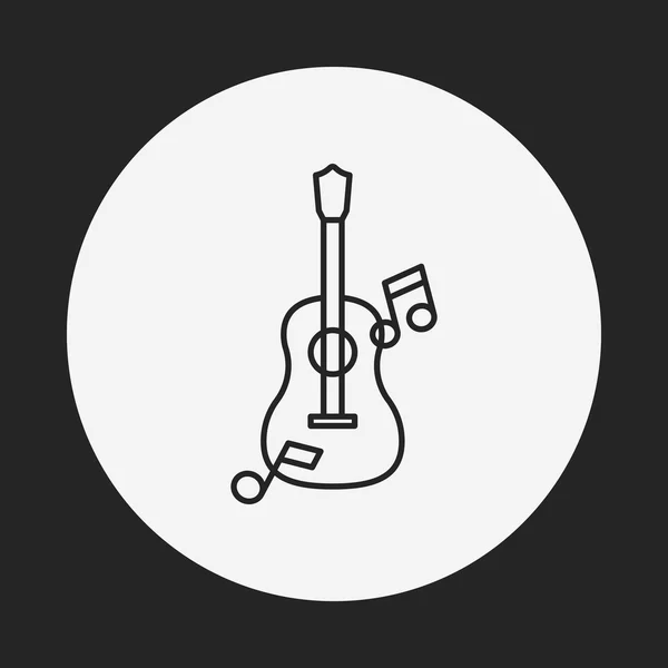 Icono de línea de violonchelo — Archivo Imágenes Vectoriales