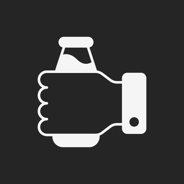 Ice-drink icon — Stock Vector