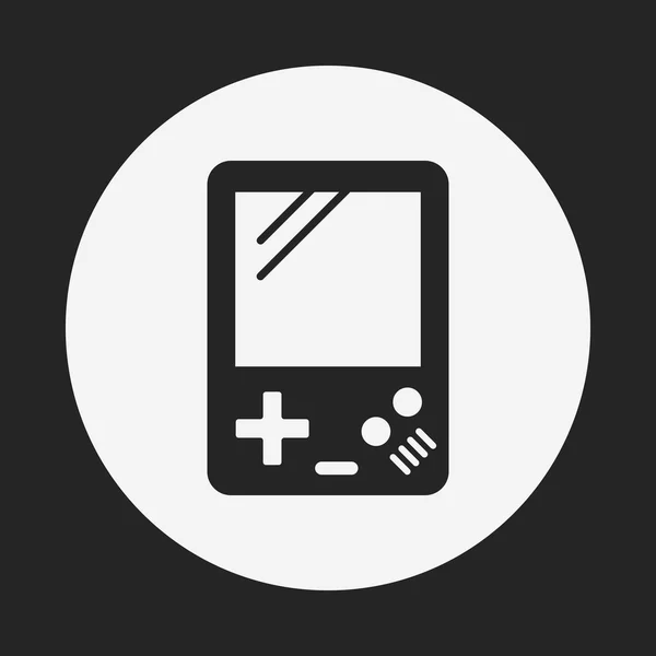 Icono de consolas de juego portátiles — Vector de stock